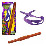 Arma Tortugas Ninja Katana + Antifaz Donatello - Original