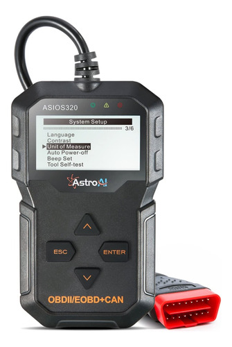 Escáner Automotriz Astroai Obd2 Asios320 Multimarca Original