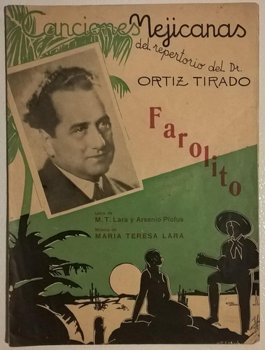Partitura - Canciones Mejicanas Farolito Piano- María T Lara