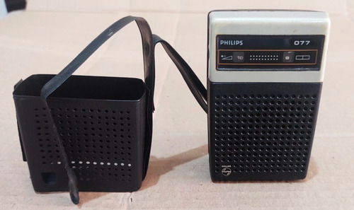 Rádio Philips Am De Bolso Mod.007 C/ Defeito Mas Conservado