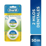 Oral B Essential Floss Hilo Dental 25 M X 2 Unidades