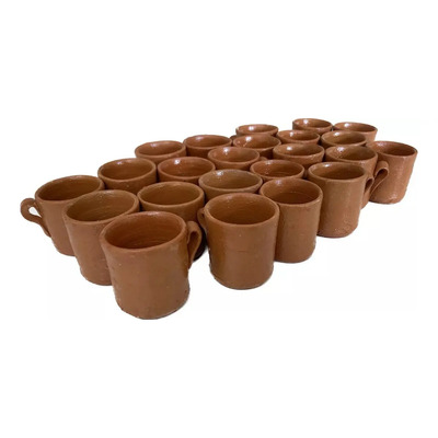 70 Mini Cantaritos Shots De Barro 45 Ml Marrón Claro | Envío gratis