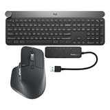 Combo Logitech Craft + Mx Master 3 + Hub Usb 3.0