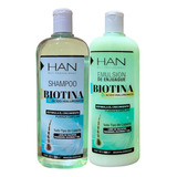 Han Shampoo Biotina & Ácido Hialurónico X 500ml