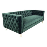 Sofa Sillon Chesterfield Logan Premiun Chenille O Pana 