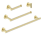 Set Accesorios Para Baño Marca Kes - Dorado Satinado