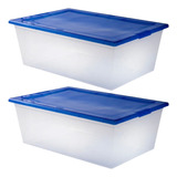 Pack 2 Cajas Organizadora Wenco / Mybox 6 Litros 34x21x11cm