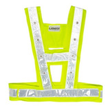 Chaleco Tipo Arnes Con Luces Led Lamira Amarillo Ls-4054 