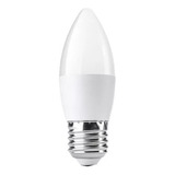 Ampolleta 5w E27 Tipo Vela Cw C37 Logic Luz Fria