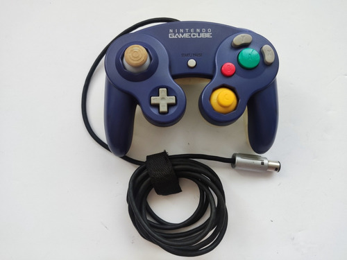 Control Original Para Nintendo Gamecube Indigo Y Transparent