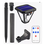 Lampara Farola Solar Sensor De Movimiento Exterior 