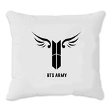 Cojín Decorativo 40x40 Bts Army  K-pop Banda Coreana