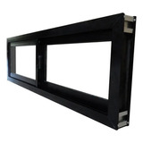 Ventana Herrero Negro 120x60 Con Reja