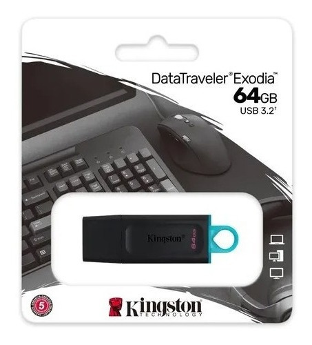 Memoria Datos Kingston Usb Datatravel 64gb Usb 3.2 Pen Drive