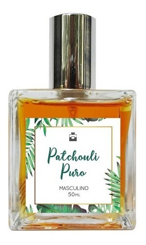 Perfume Masculino Patchouli Puro 50ml - Com Óleo Essencial