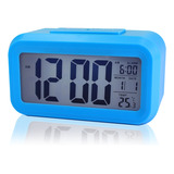 Relógio Decoração Digital De Mesa Hora Data Alarme Ajustável