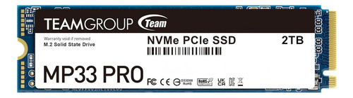 Unidad Ssd M.2 2tb Teamgroup Mp33 Pro Nvme Pcie 3.0 2100mb/s