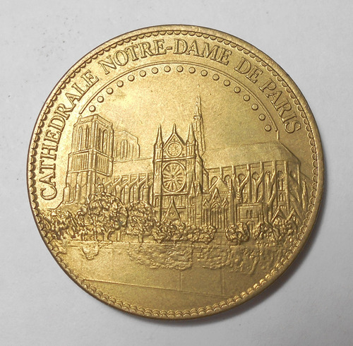 Medalla Catedral De Notre Dame - Grandes Órganos - París