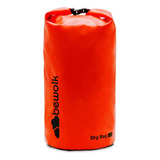 Bolso Estanco Bewolk 15 Litros Dry Bag Impermeable Color Naranja Liso