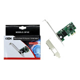 Placa De Rede Pci-express Pcie X1 10/100/1000mbps Rj45 Dp-02