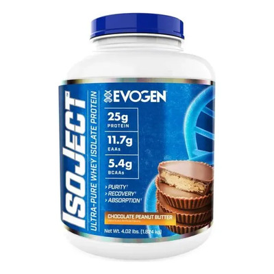 Evogen Isoject Ultra Pure Whey 4 Lbs Sabor Chocolate Peanut Butter | MercadoLibre