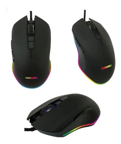 Mouse Ergonômico Gamer Durawell Dw-180 7 Botões