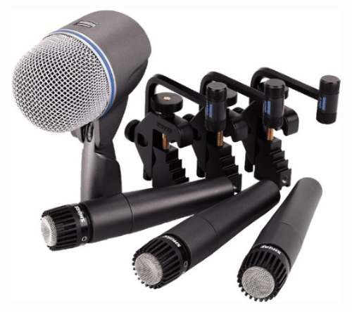 Shure Dmk57-52 Kit De Microfonos P Bateria 3 Sm57 + Beta52a