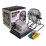 Bingo Juego Mesa 75 Bolas Metal Fichas Cartas Fiesta 246 Pz