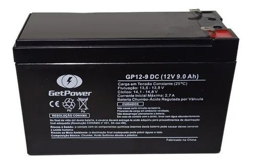 Bateria Selada 12v 9a P/ Nobreak [kit Com 06 Unid]