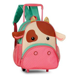 Mochila Infantil Pets Rodinhas Vaquinha / Girafa Clio Style Cor Vaca