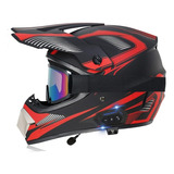 Casco Integral Para Karting/off-road O Moto Con Bluetooth