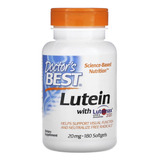 Luteína E Zeaxantina Lutemax 20mg 180 Softgels Doctor's Best Sabor Sem Sabor