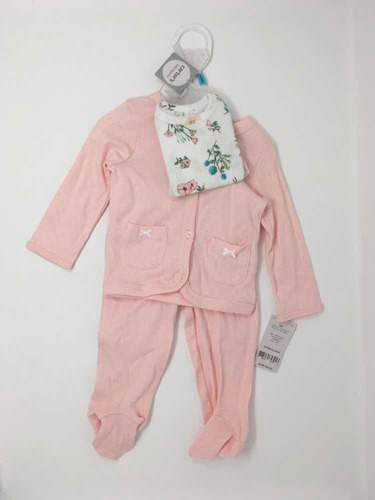 Pijama Para Bebe Carters Rosa 6 Meses