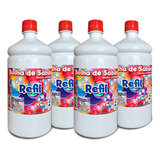 Pack 4un Refil Bolha De Sabão Perfumada 1l 810001 Brasilflex