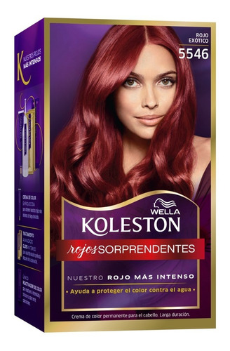 Tintura Wella Koleston Kit Permanente Rojo Exotico 5546