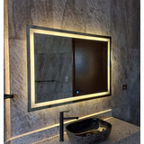 Espejos Luz Led Cuadrado 80x80cm Touch On/ Off Dimmer