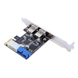 Adaptador De Tarjeta De Expansión Pcie A Usb3.0 De Placa Pci