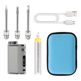 Kit De Soldador Portátil Inalámbrico Recargable Usb 1w-75w