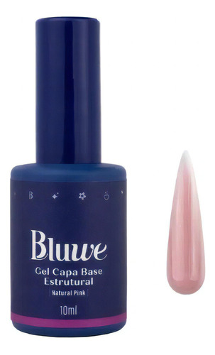 Gel Capa Base Estrutural 10ml Bluwe Cor Natural Pink