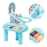 Piano Teclado Infantil Musical Bebês Luz Sensorial Divertido