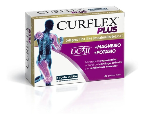 Curflex Plus Colágeno + Magnesio + Potasio X 30 Comprimidos
