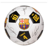 Bola Futebol Campo Do Barcelona Oficial Numero 5 Autografada