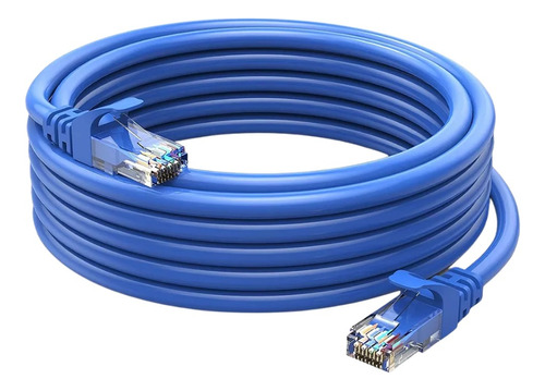 Cable Utp 5e De Red Ethernet Largo 10 Metros Patch Cord Lan