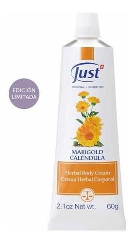  Crema Caléndula 60g Swiss Just Producto Sellado Y Original