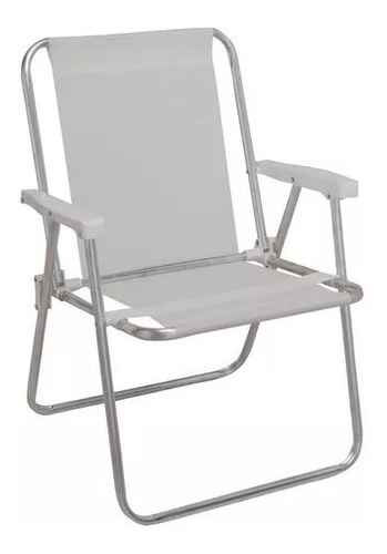 Sillón Playa Camping Pescador Aluminio Plegable Mor Frias