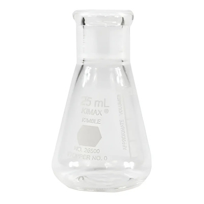 Matraz Erlenmeyer 25ml Vidrio Borosilicato Kimax Laboratorio | Meses sin interés