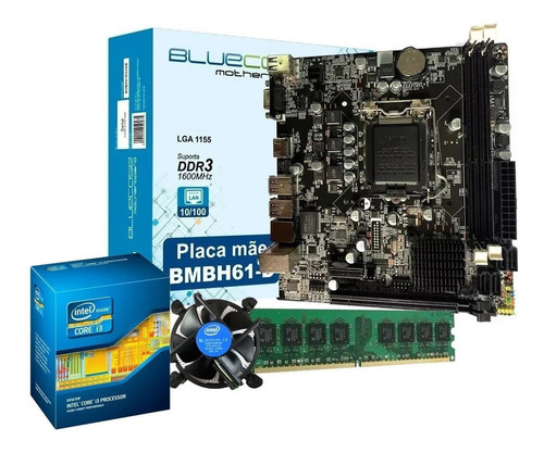 Kit Upgrade  Core I3  + Placa Mãe Lga 1155 + 8gb Ddr3 Novo