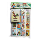 Loteria Del Gallo Original 10 Tablas Juego Mexicano 