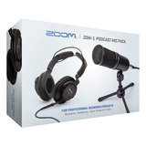 Zoom Zdm-1 Paquete De Micrófono Para Podcasts, Micrófono .
