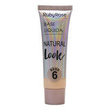 Base De Maquillaje Líquida De Aspecto Natural Ruby Rose - 29 Ml